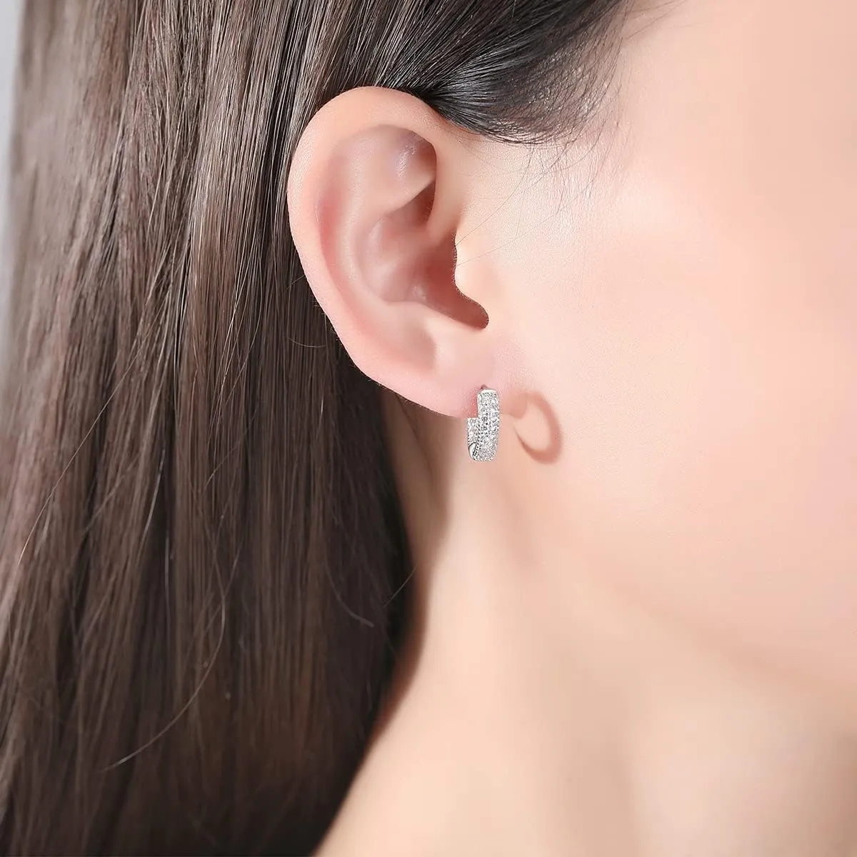 14K Gold Floral Moissanite Large Ear Cuff for Women, Intricate and Unique Design