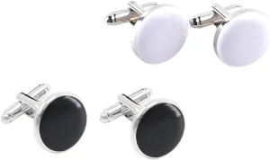 2 Pairs Cufflinks Tap Out Shirts Men Mens Button down Shirt Tailcoat Men Trendy Decor Tuxedo Studs Shirt Button Clothing Fasteners Shirt Cuff Nails Decorative Fasteners Alloy Black