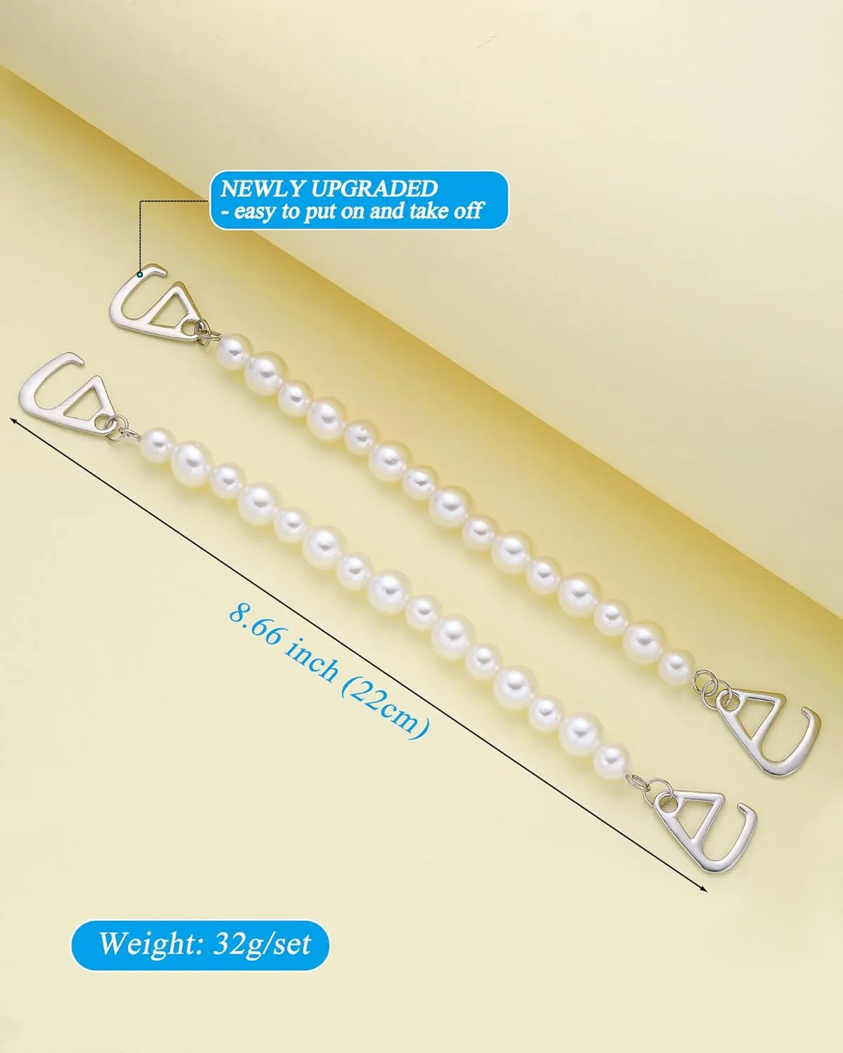2 Pcs Shoe Charms Shoe Chains for DIY Your Clog Sandals, Favors Gifts for Party/Christmas for Women Girls Boys