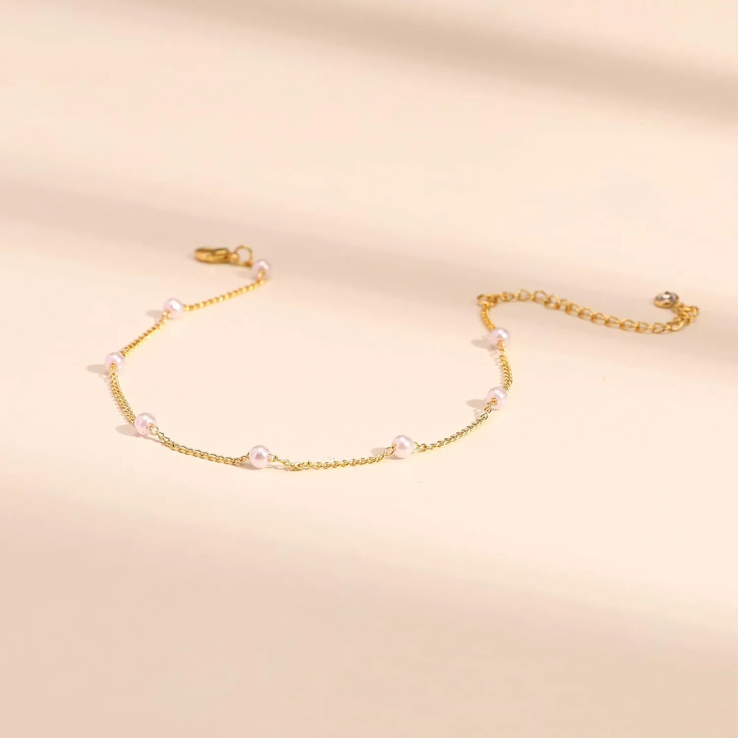 Ankle Bracelets for Women,14K Gold Plated Layered Beach Anklets SetWaterproof Dainty Gold Anklets for Women Gold Jewelry