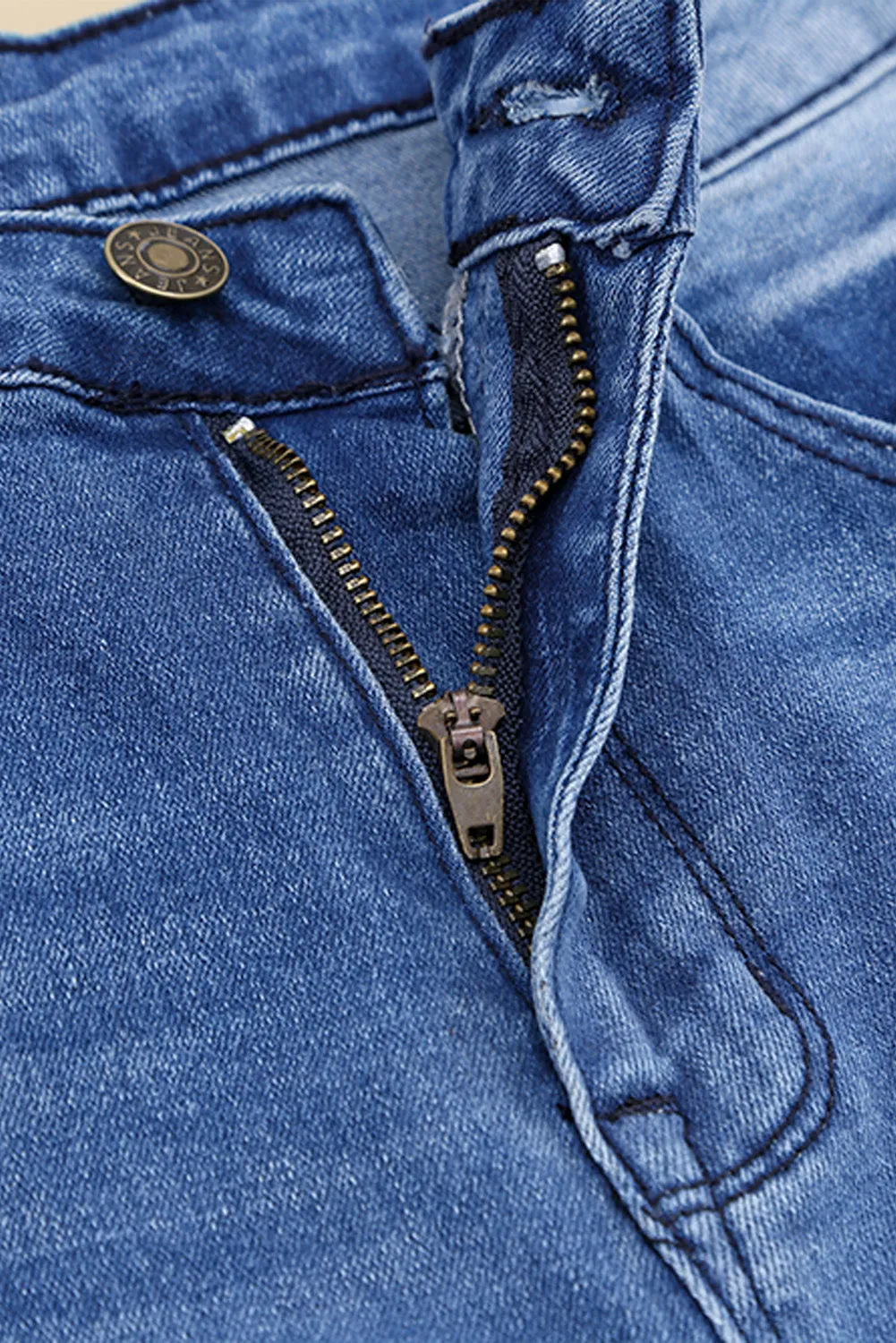 *App Exclusive* Distressed Flare Leg Jeans