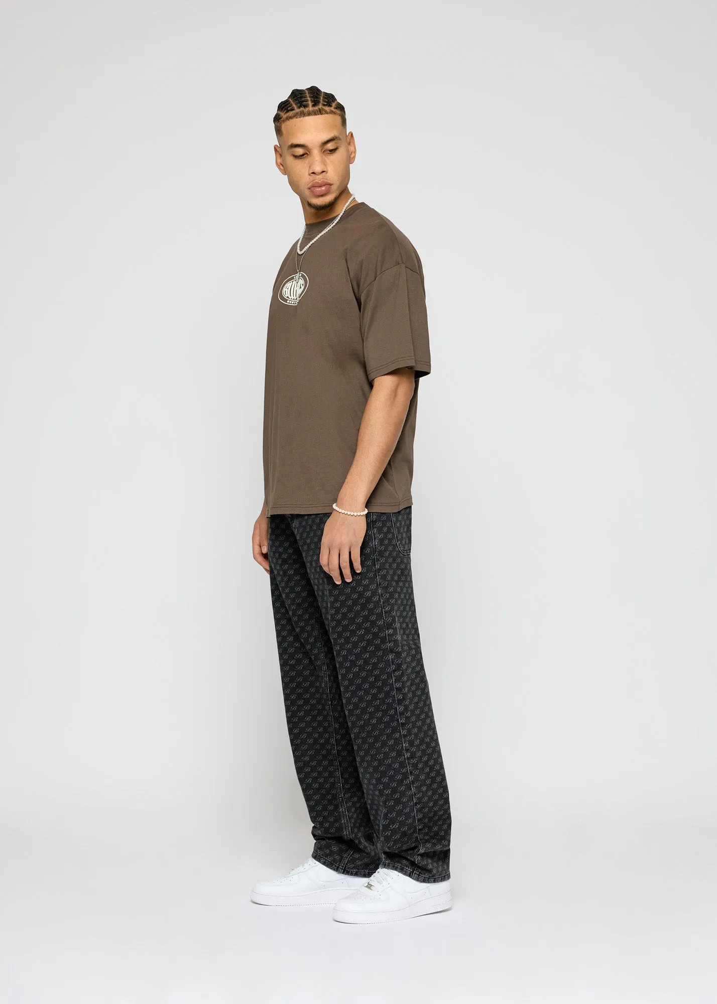 Baggy Monogram Jeans