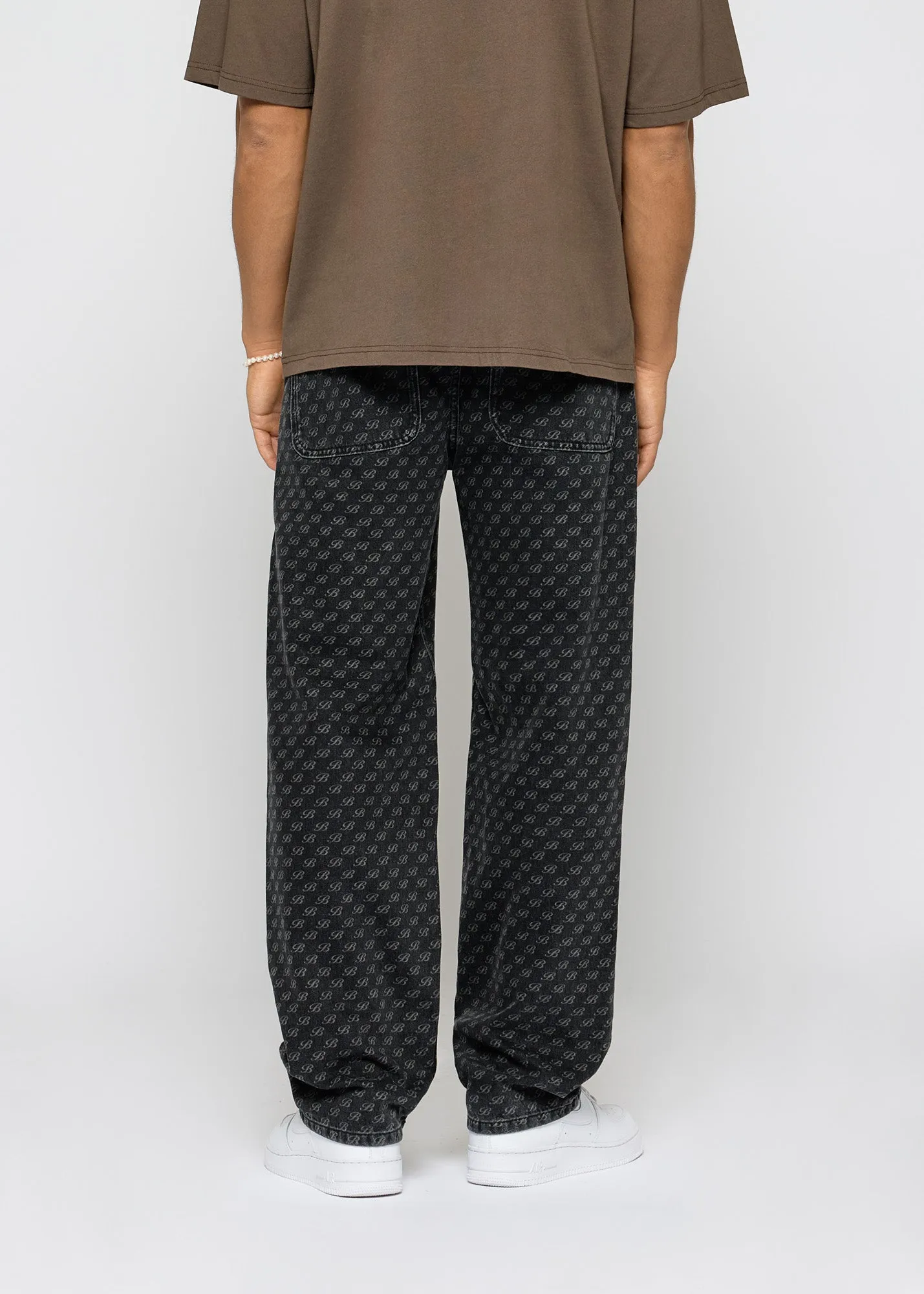 Baggy Monogram Jeans
