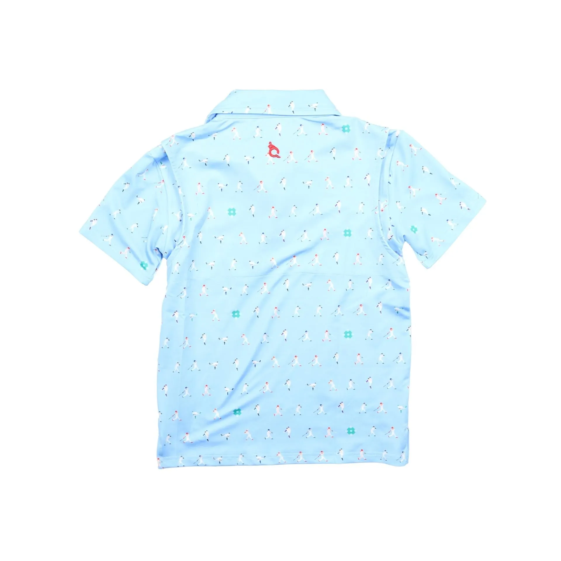 Batter Up Polo Short Sleeve Shirt