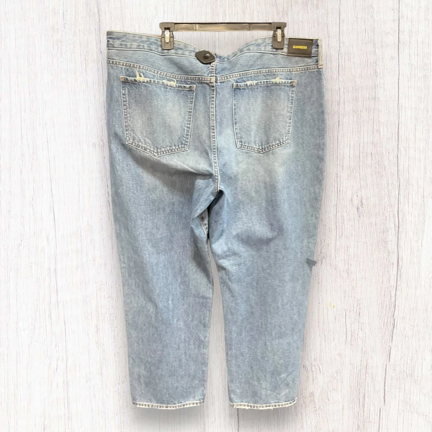 Blue Denim Jeans Cropped Gibson And Latimer, Size 18