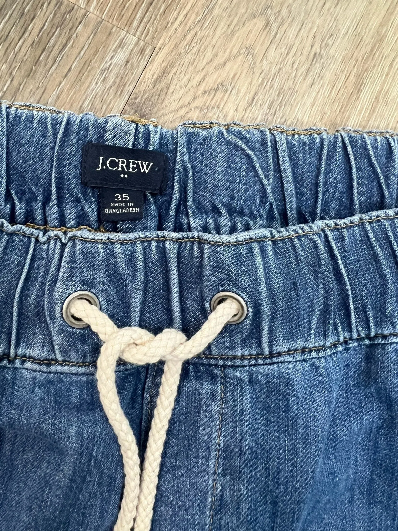 Blue Denim Jeans Wide Leg J. Crew, Size 15/35
