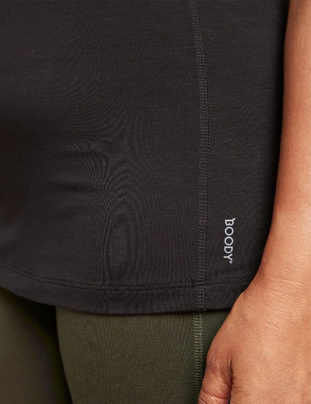 Boody Body EcoWear Women's Racerback Active Tank, Simple, Sports Top, Soft Breathable, Bamboo Viscose