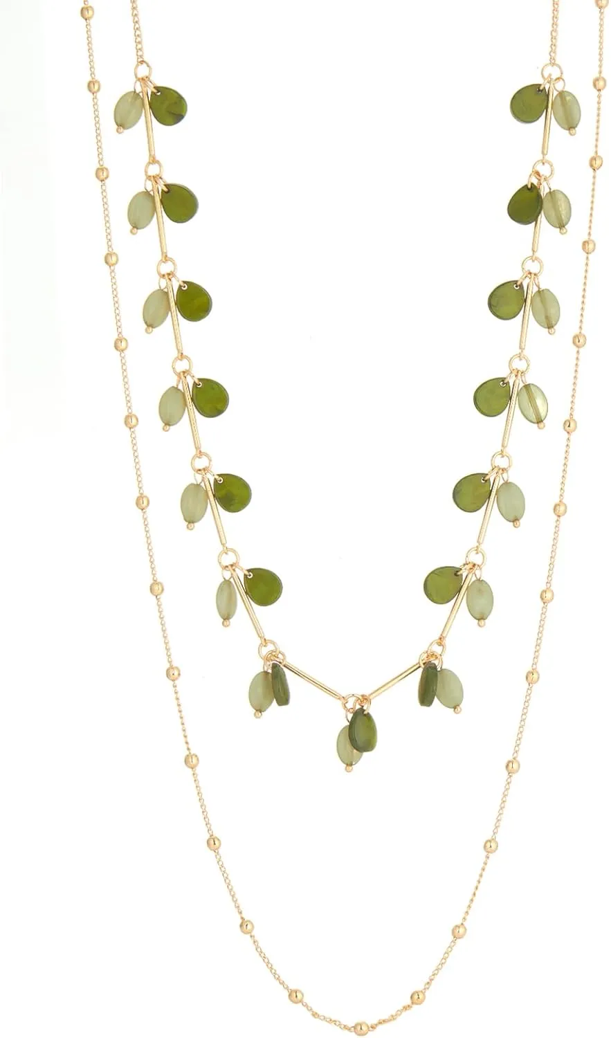 BULINLIN Layered Gold Long Necklaces for Women Long Beaded Chain Necklace Costume Gold Jewelry Mothers Day Gifts for Mom