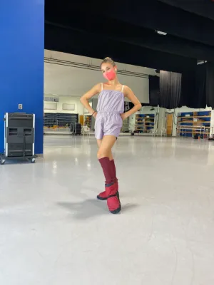 Bullet Pointe Parachute Romper