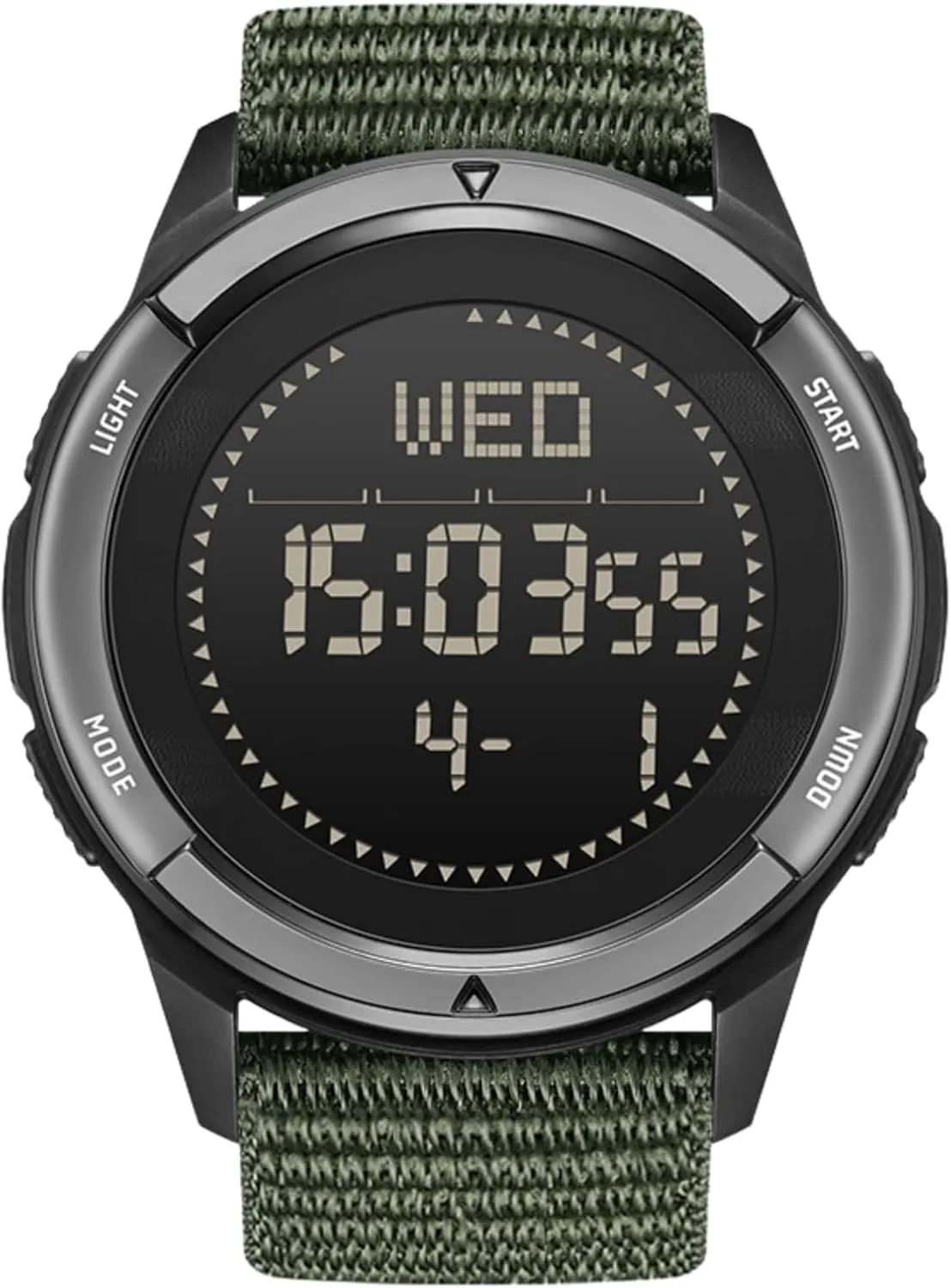 CakCity Tactical Watches for Men Military Sport Watches with Carbon Fiber Case Lightweight Waterproof Watch for Women/Men Digital Watches with Compass,Step Counte,Metronome,5ATM
