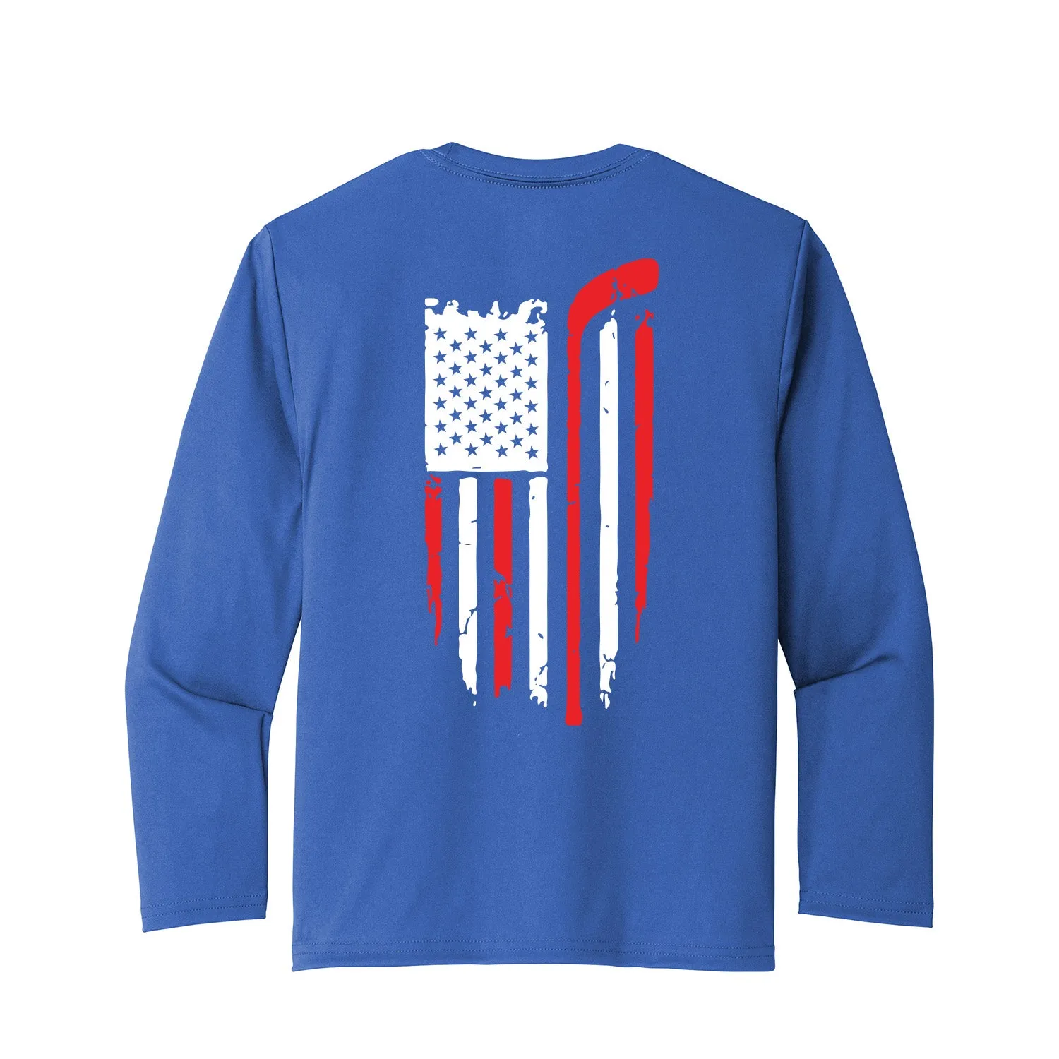 Cincy Swords - Dri Fit LS Tee (Royal)
