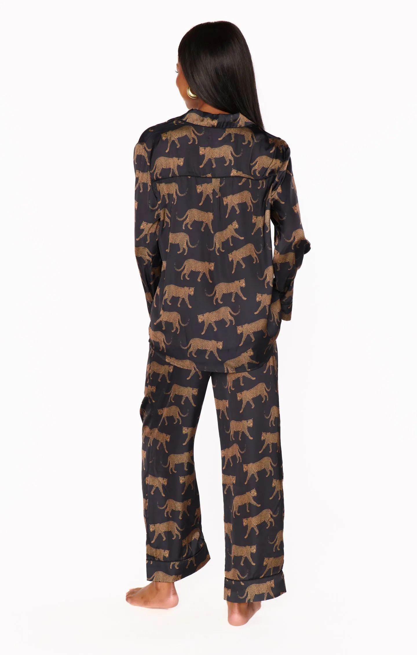 Classic PJ Set Black Catwalk Silky