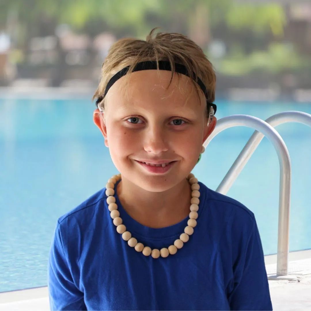 Cochlear Implant Headband and Necklace - Floating Retention Headband and Necklace (Infant/Children)