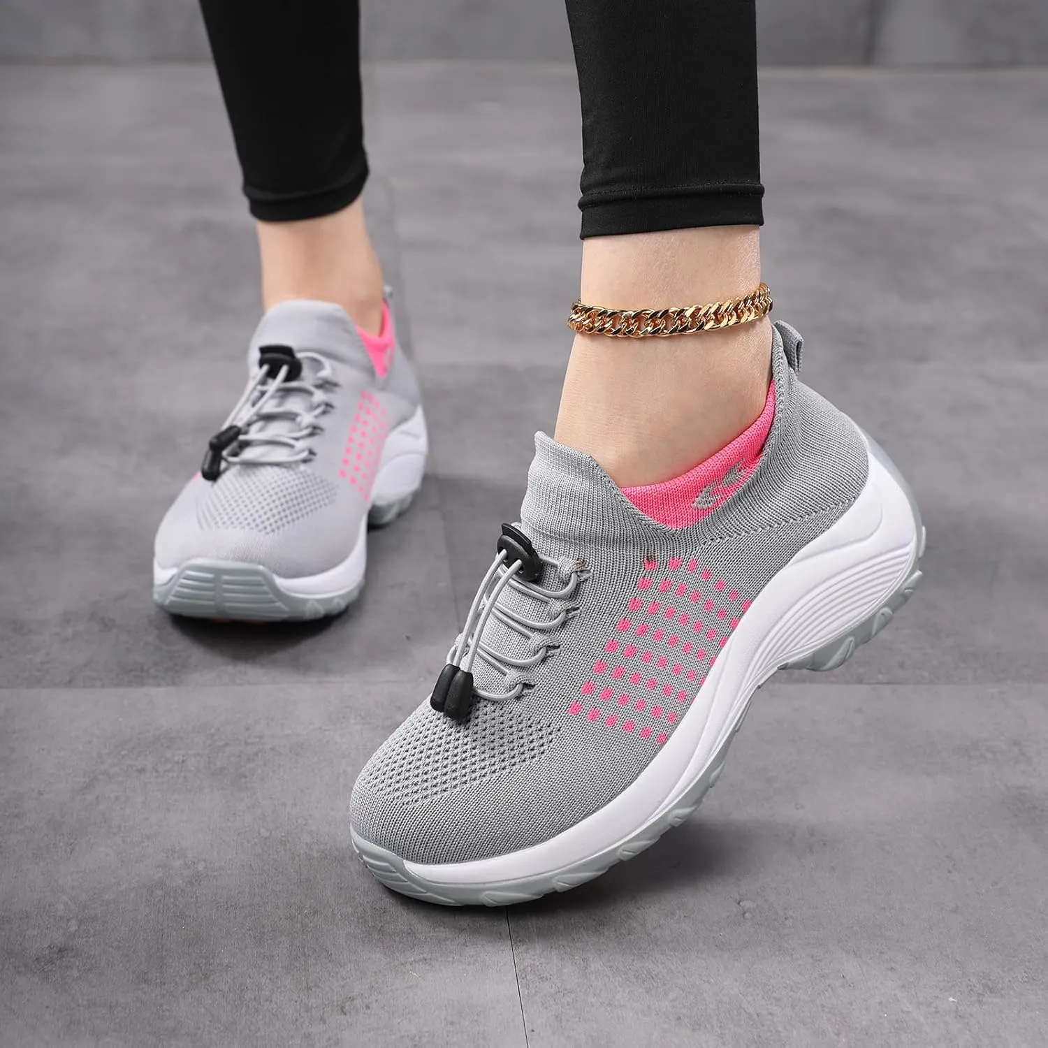 Comfort Wear Orthowear Shoes for Women Orthopedic Sneakers Comfortwear Ortho Shoes for Women Plantar Fasciitis with Arch Support Slip On Wide Width Walking Shoe Breathable Tennis Sneakers