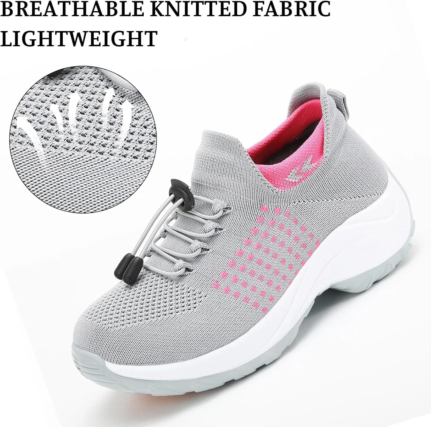 Comfort Wear Orthowear Shoes for Women Orthopedic Sneakers Comfortwear Ortho Shoes for Women Plantar Fasciitis with Arch Support Slip On Wide Width Walking Shoe Breathable Tennis Sneakers