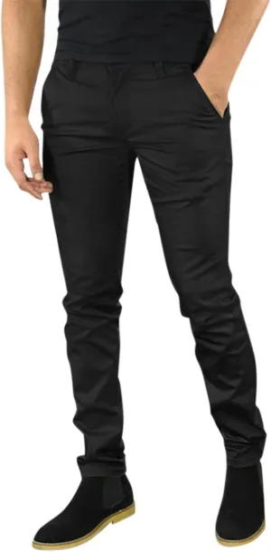 CRNTCEM Business Pant for Men Regular Fit Outdoor Work Golf Pants Athletic Workout Skinny Leg Khaki Cropped Pencil Trousers