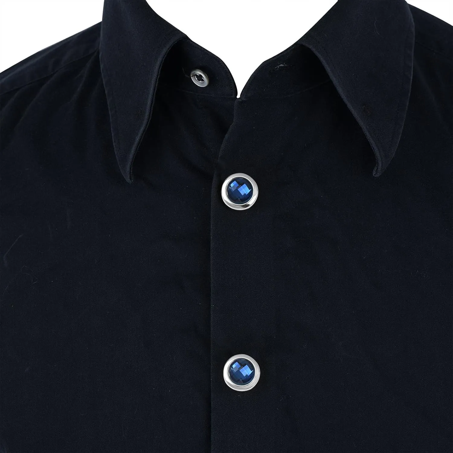 Crystal Cufflink Button Covers Shirt Suit Button Accessory for Men Women