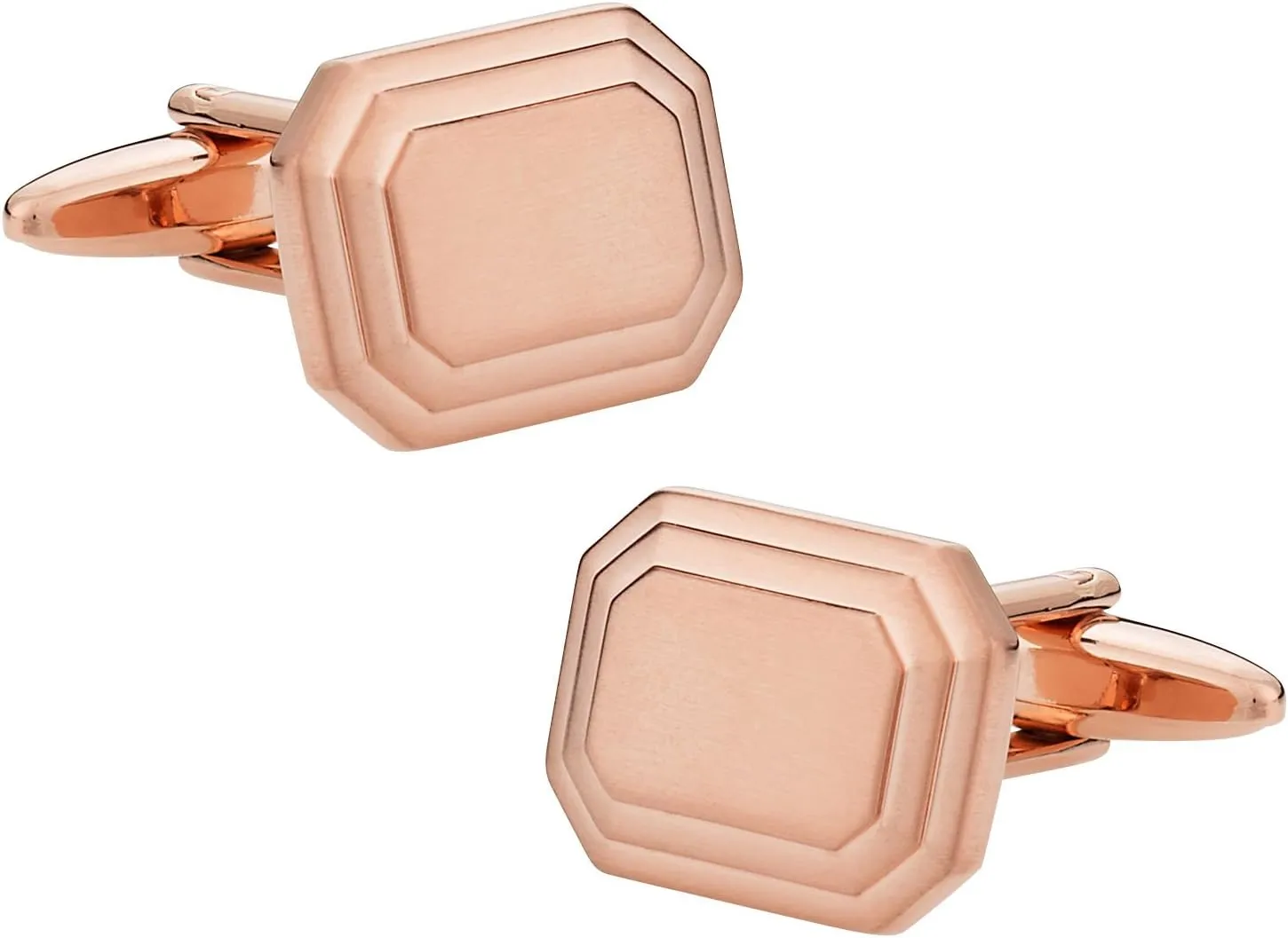 Cuff-Daddy Engravable Rose-Gold Tone Cufflinks with Presentation Box