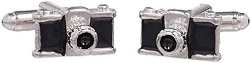Cufflinks Selection Mens Jewellery Accessory Boxed Gift For Him (Retro Camera (CK1148))