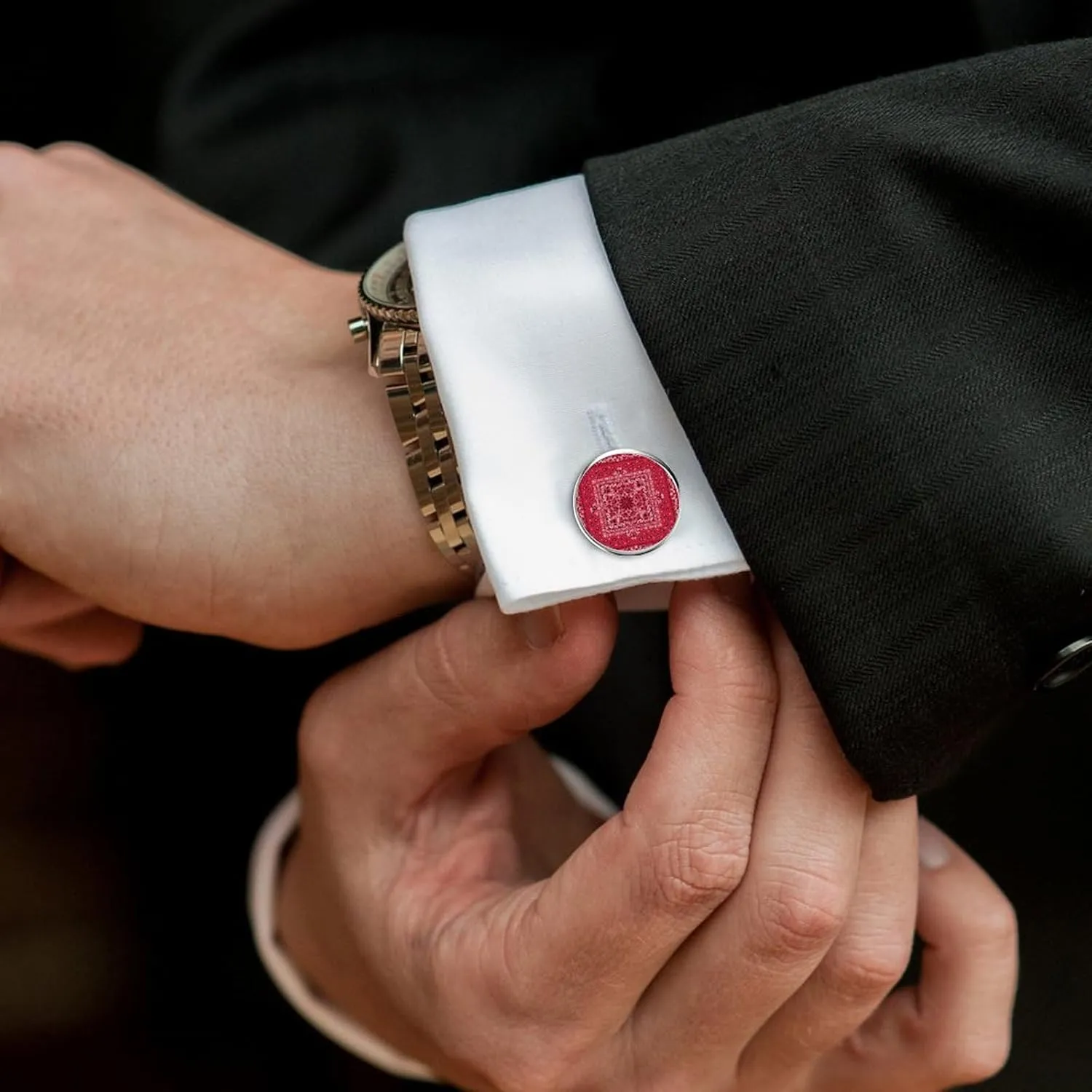 Cufflinks Studs for Men, Fashion Tuxedo Shirt Cufflinks Studs for Wedding Business Accessories