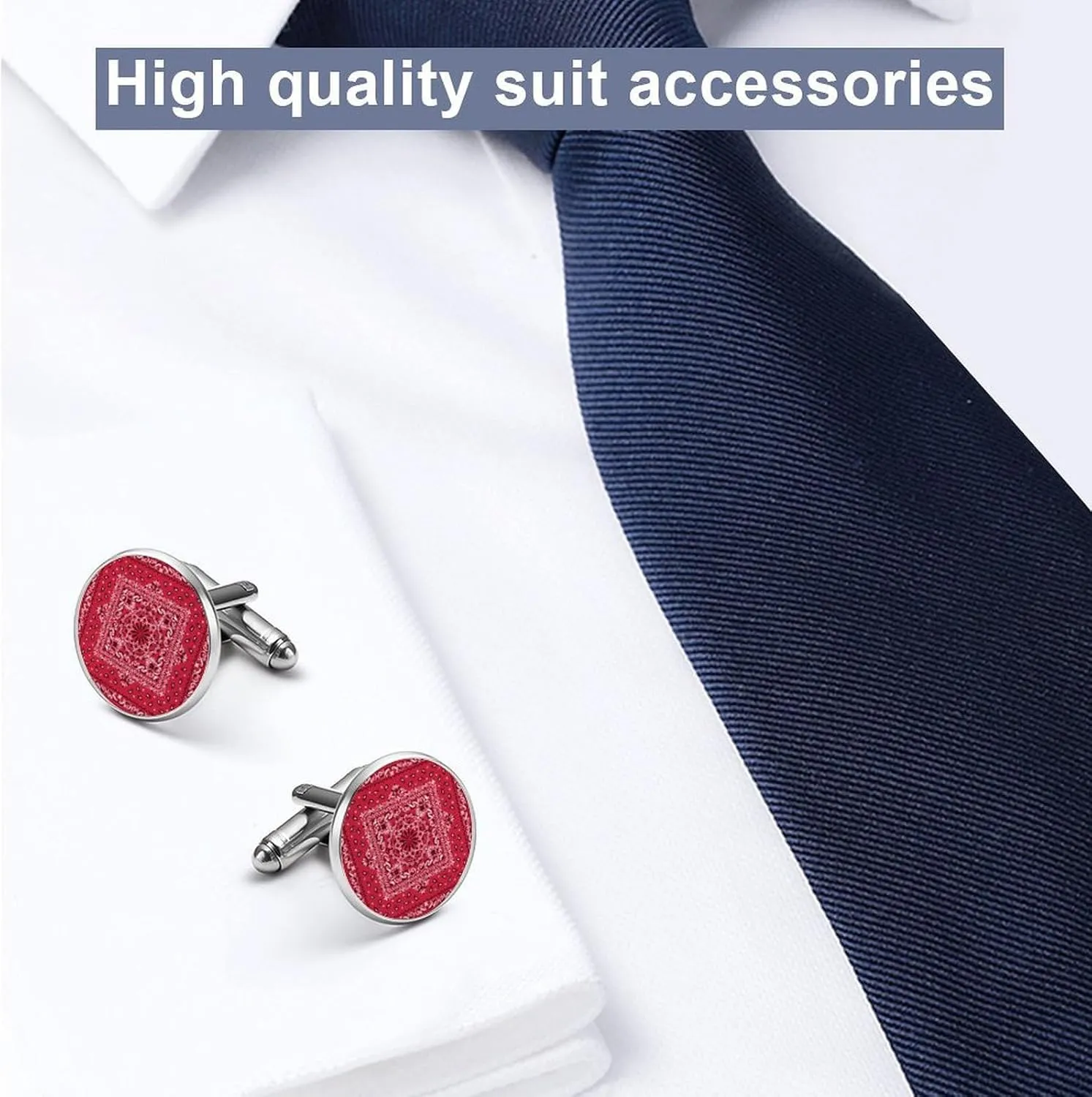 Cufflinks Studs for Men, Fashion Tuxedo Shirt Cufflinks Studs for Wedding Business Accessories