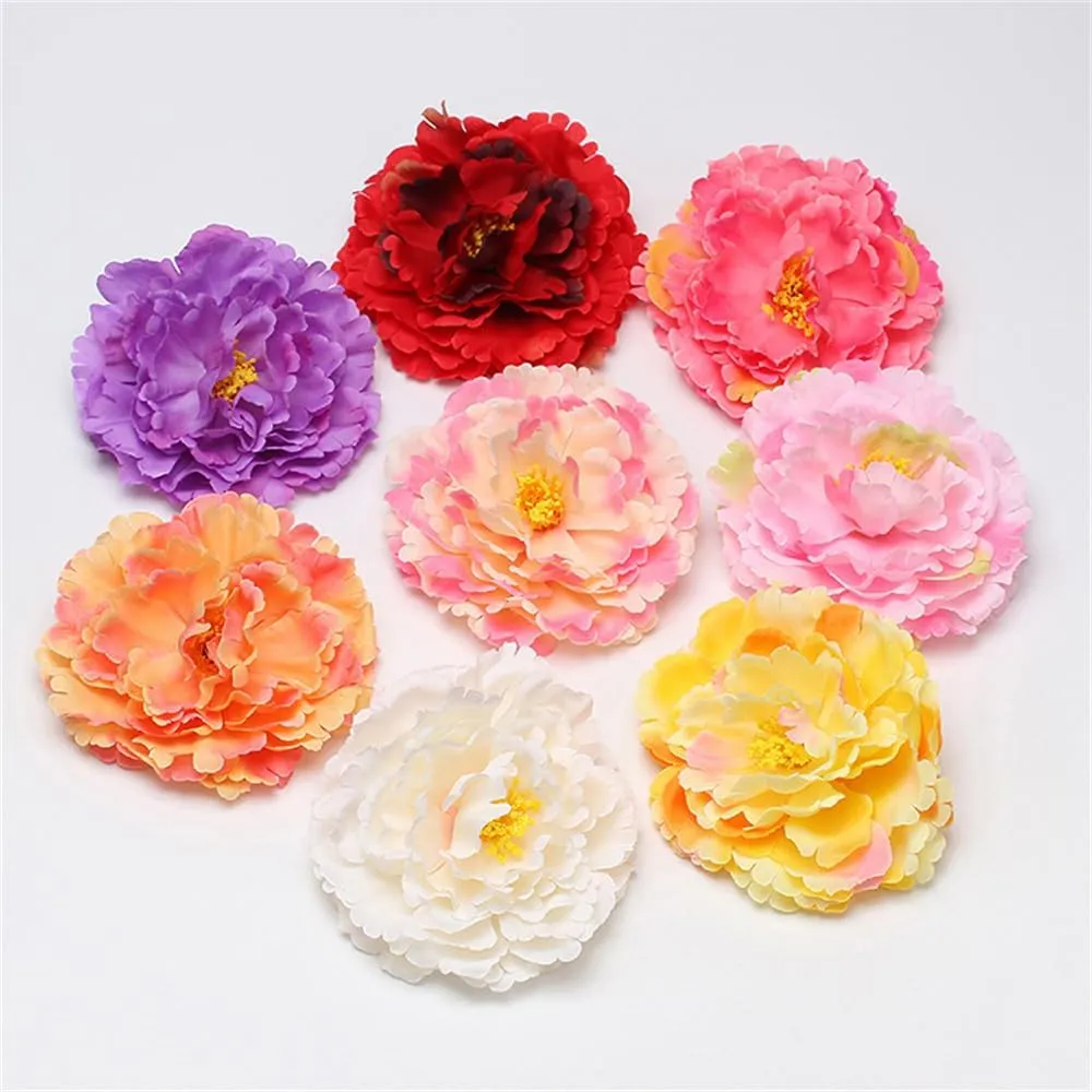 Dainty Big Peony Flower Brooches Pins Flowers Brooch Classic for Wedding Party Dance Banquet for Women Lapel Pins Dress Suit Clothes Accessories Jewelry Valentine's Day Christmas Gifts 120mm