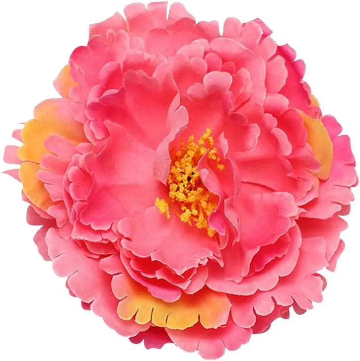 Dainty Big Peony Flower Brooches Pins Flowers Brooch Classic for Wedding Party Dance Banquet for Women Lapel Pins Dress Suit Clothes Accessories Jewelry Valentine's Day Christmas Gifts 120mm