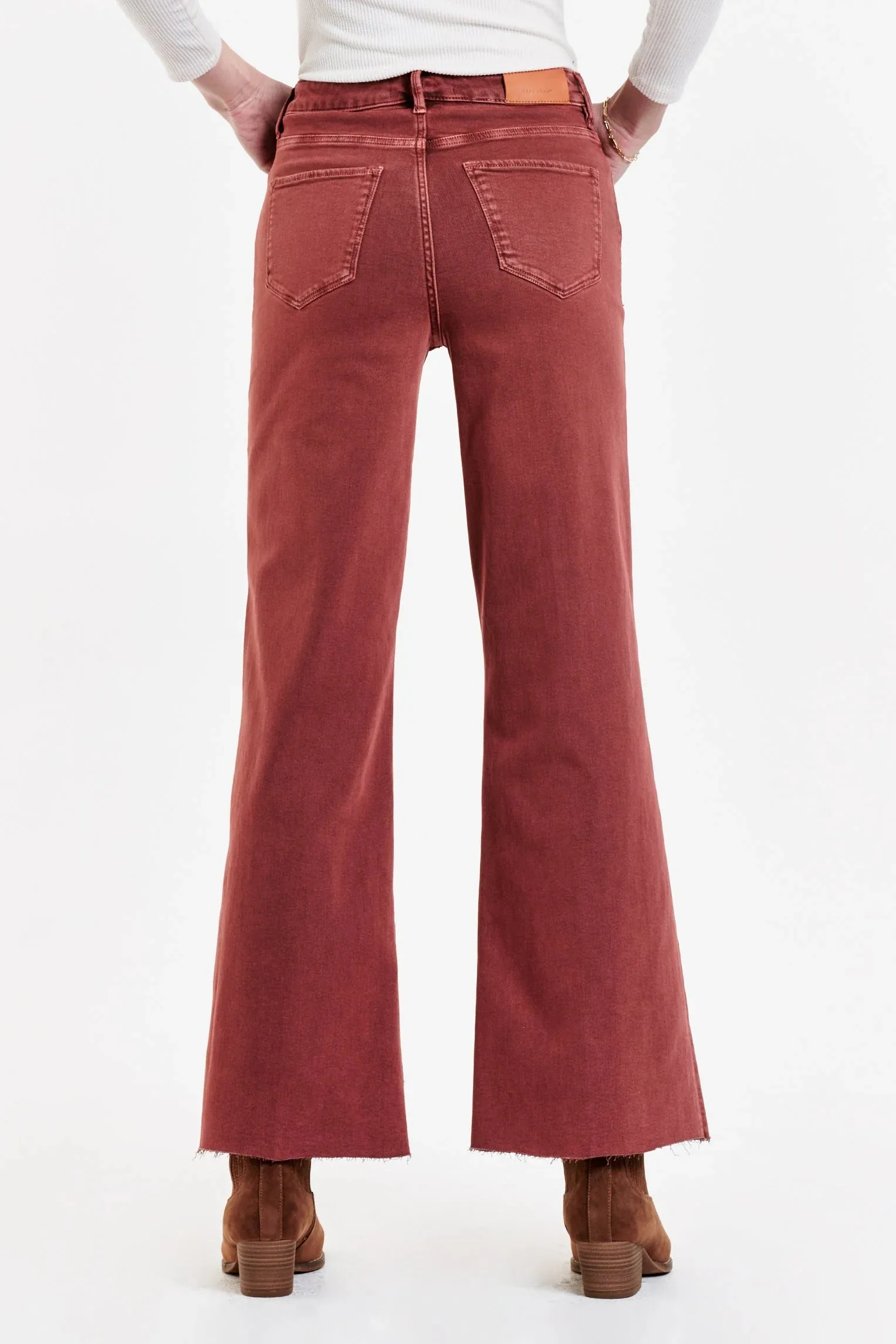 Dear John Fiona Super High Rise Wide Leg Jeans