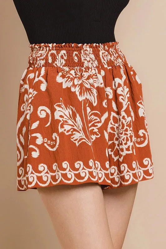 finley shorts - rust
