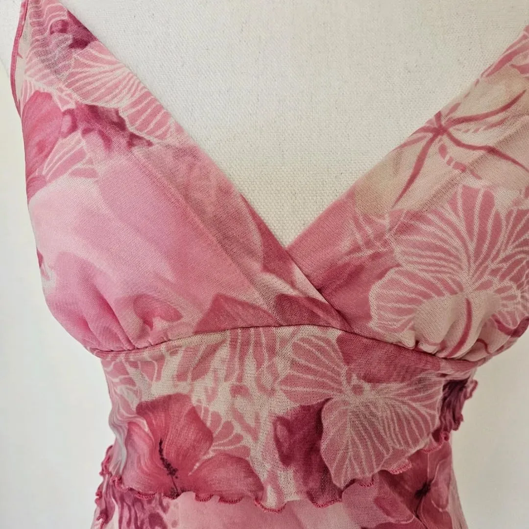 Floral Crop Cami Tops for Women Y2k Backless Flower Printed Spaghetti Straps Tops Summer Going Out Camisoles