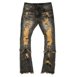 Frost Originals 'Rogue' Stacked Denim (Olive) F1788