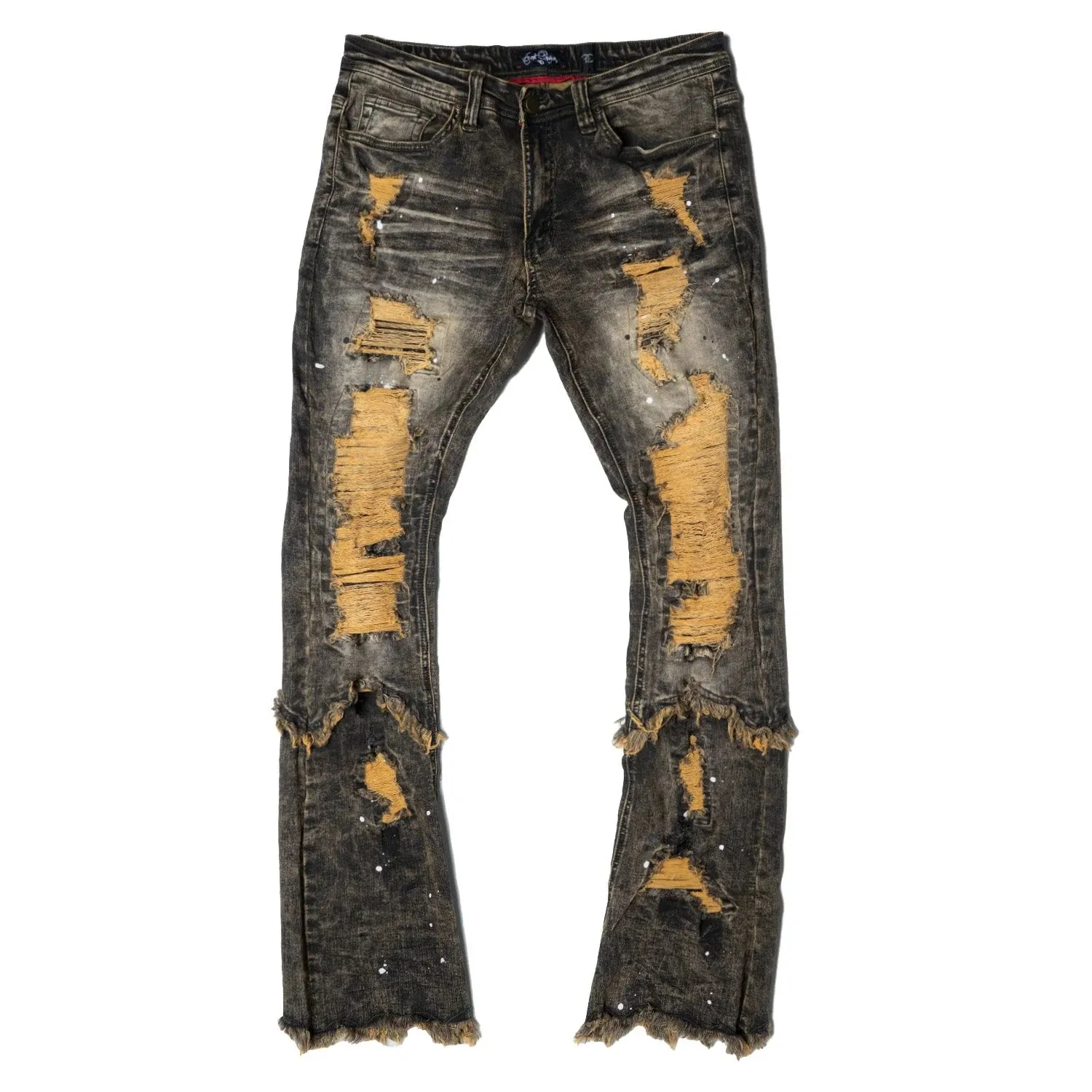 Frost Originals 'Rogue' Stacked Denim (Olive) F1788