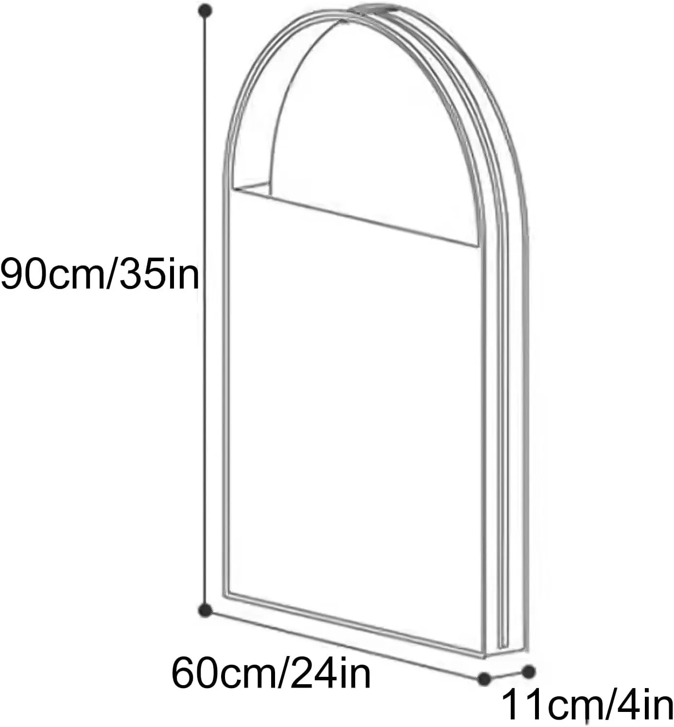 Garment Bag for Closet Storage, Non-woven Fabrics Suit Bags with PVC Transparent Window, Suitable for Thick Fur Clothing(Gray,60x11x90cm/24x4x35in)
