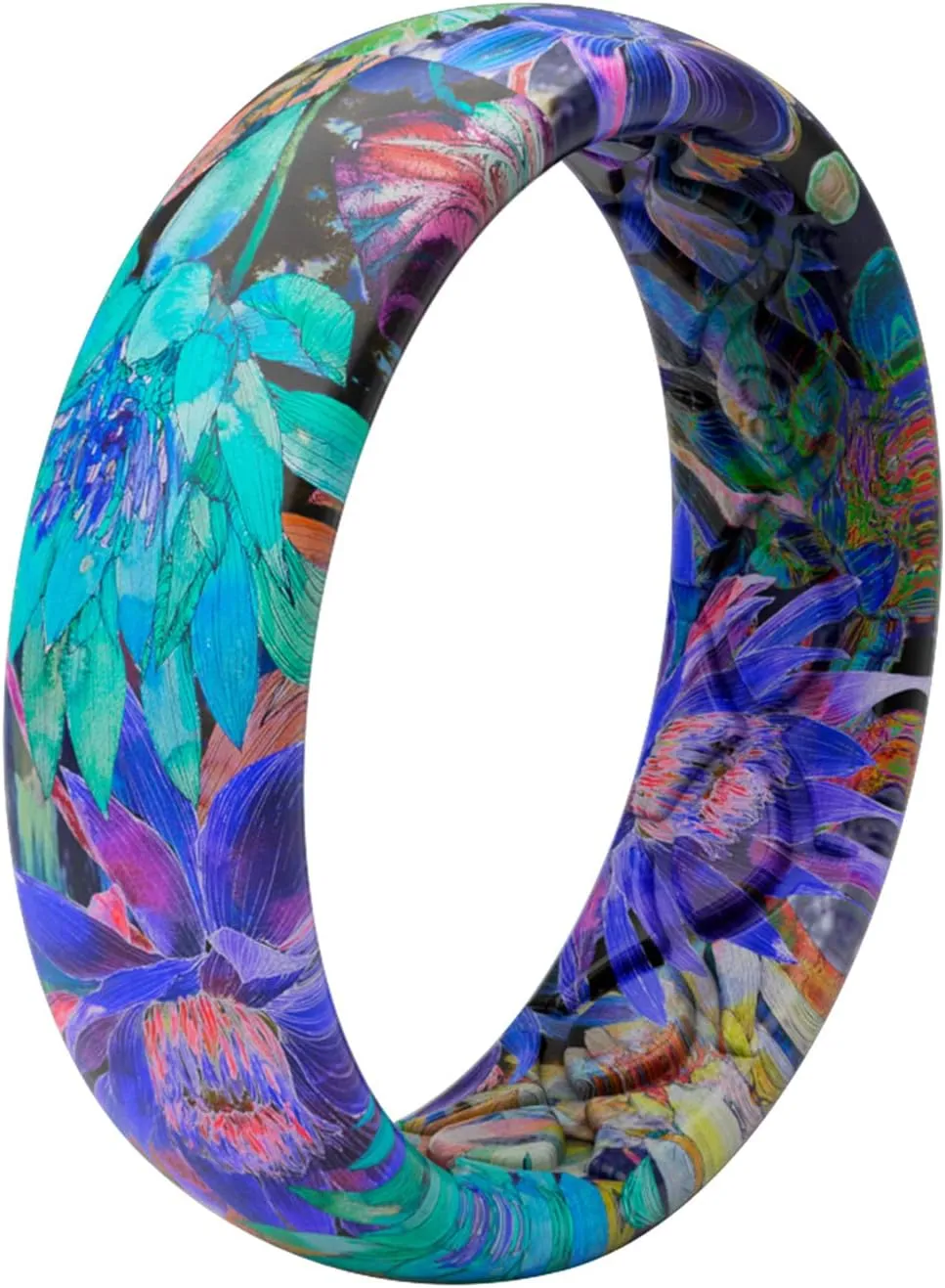 Groove Life Aspire Silicone Ring Breathable Rubber Wedding Rings for Women, Lifetime Coverage, Unique Design, Comfort Fit Ring