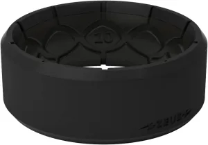 Groove Life Zeus Silicone Ring - Breathable Rubber Wedding Rings for Men, Lifetime Coverage, Unique Design, Comfort Fit Ring