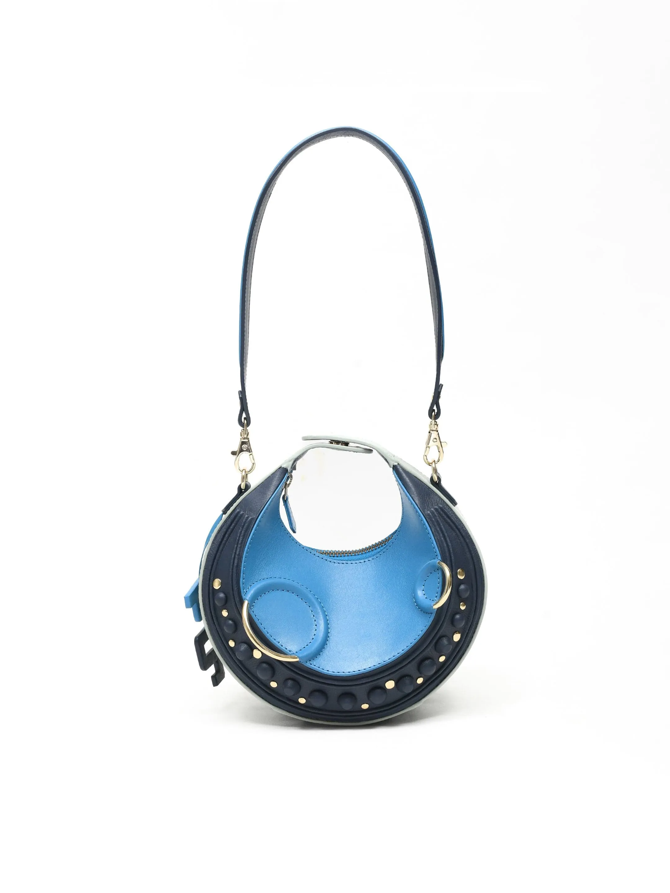 Halo Bag- Blue, Navy & Mint