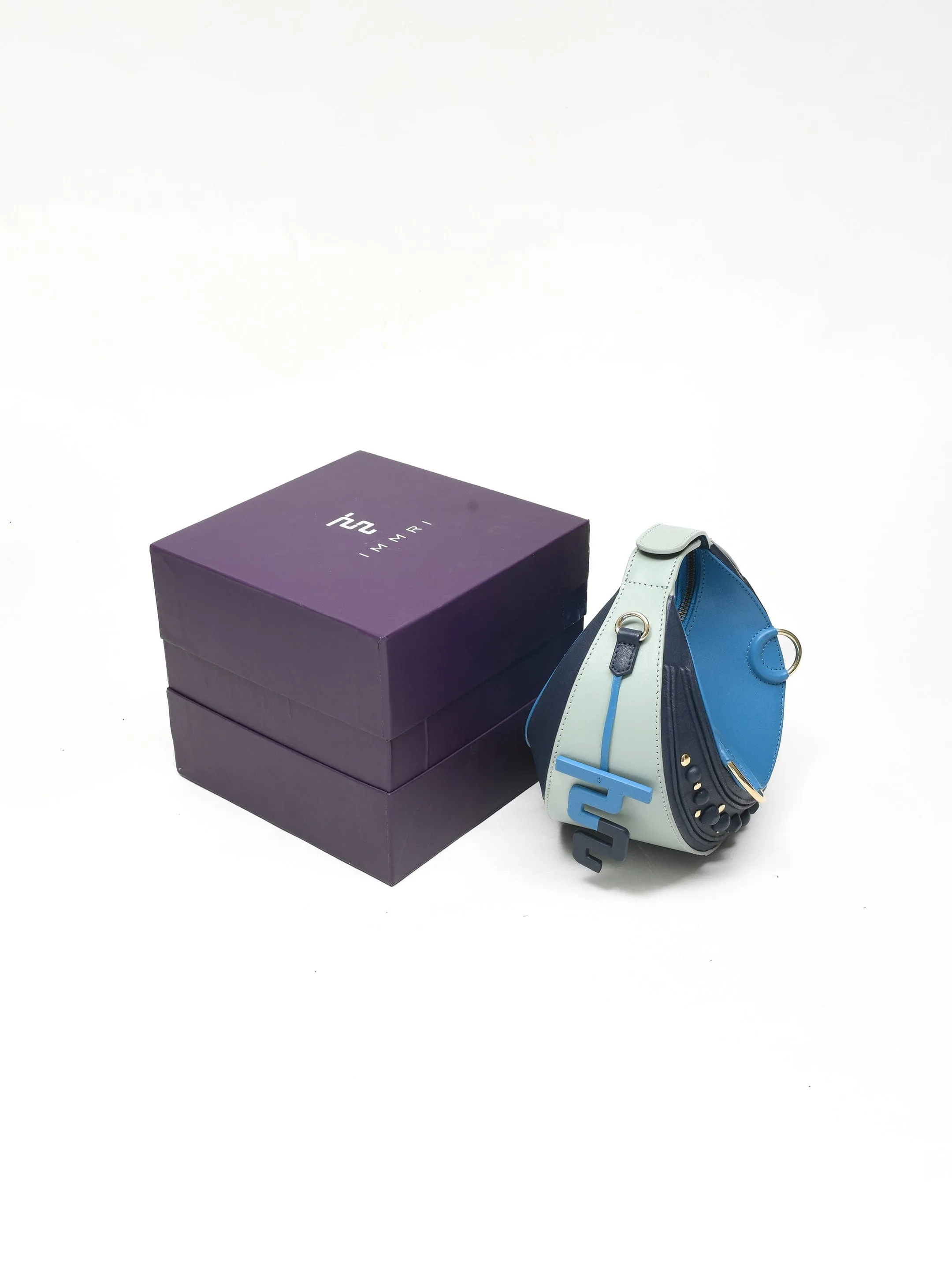 Halo Bag- Blue, Navy & Mint