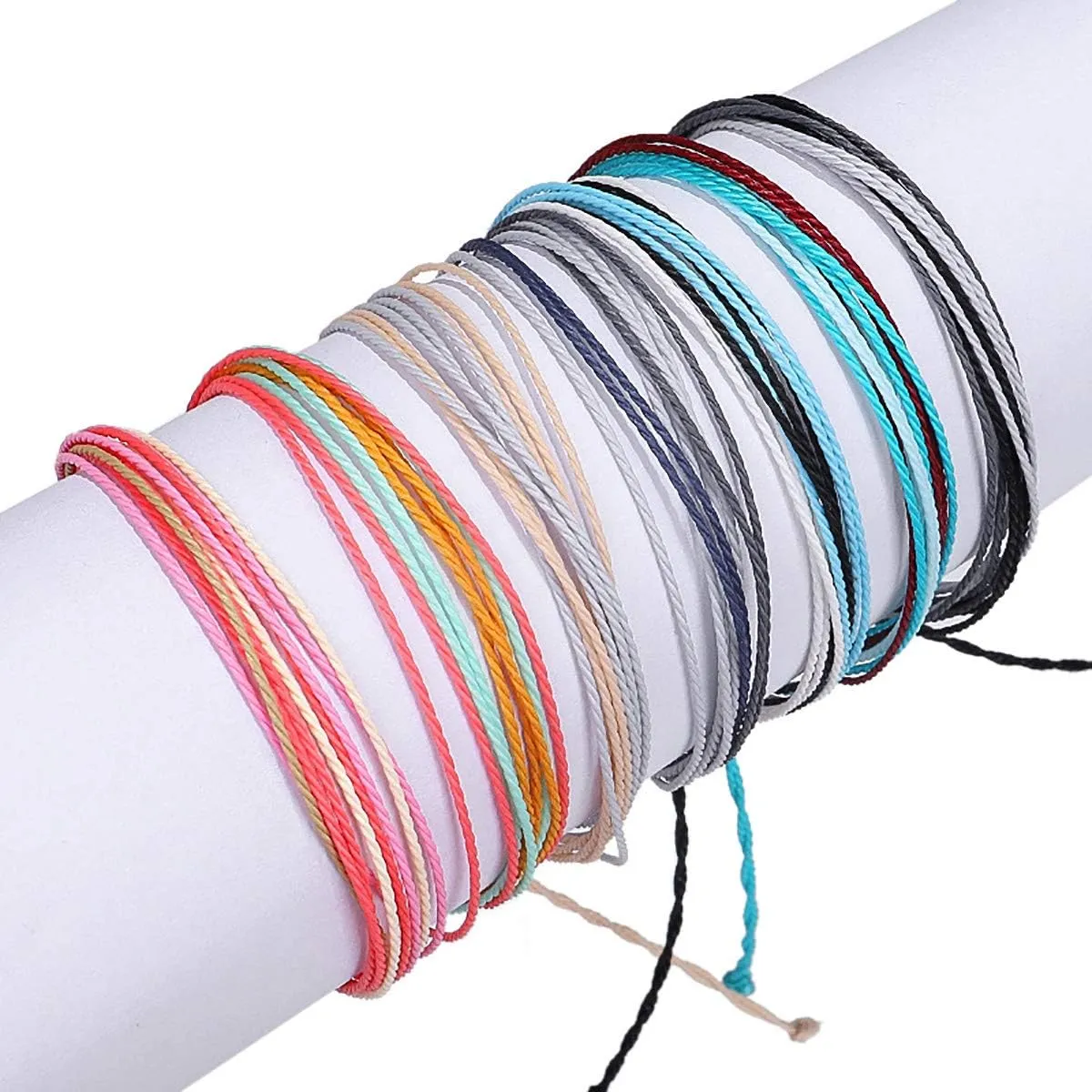 Handmade Summer String Bracelets for Women - Boho Braided Adjustable Beaded Waterproof Surfer Beach Bracelet Jewelry for Women Men