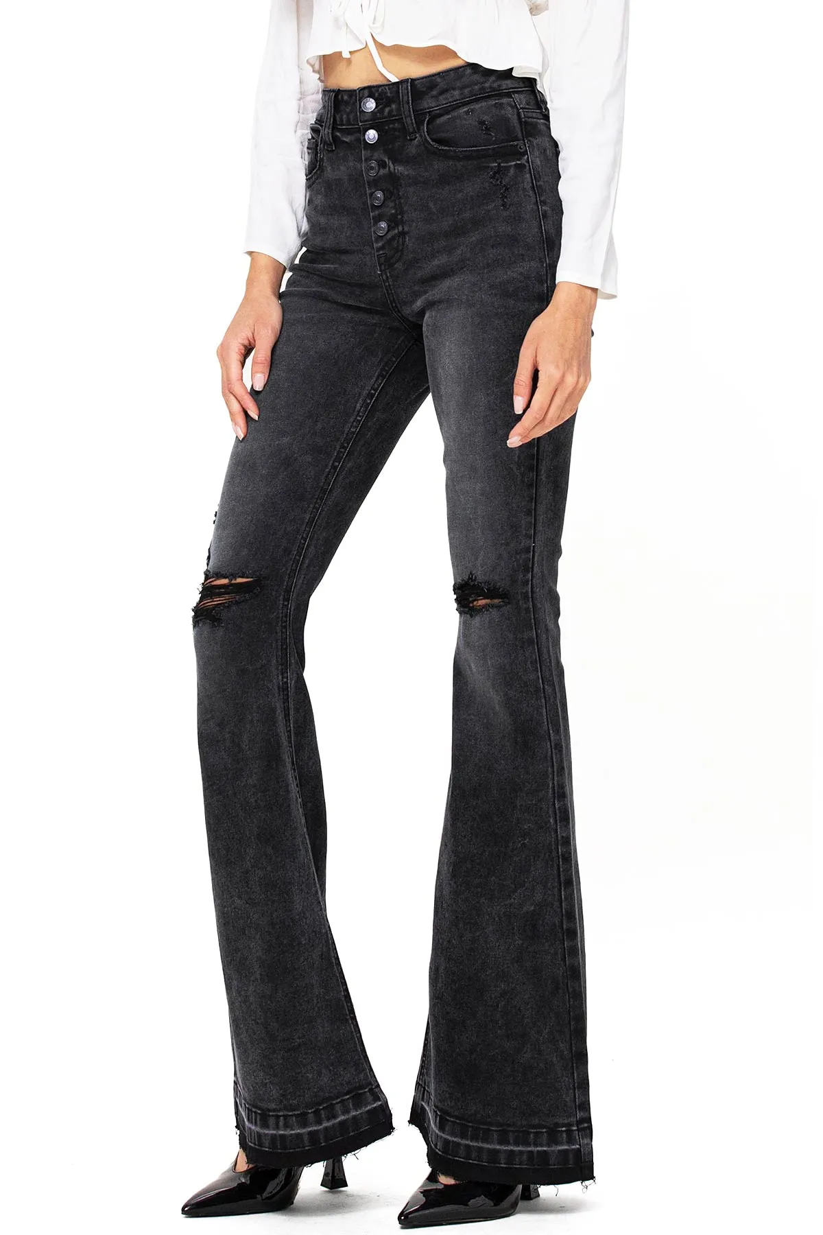 Haze Distressed Flares