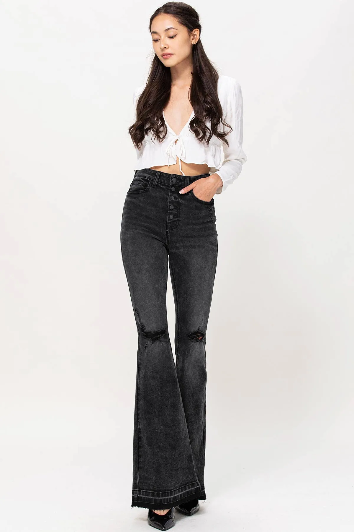 Haze Distressed Flares
