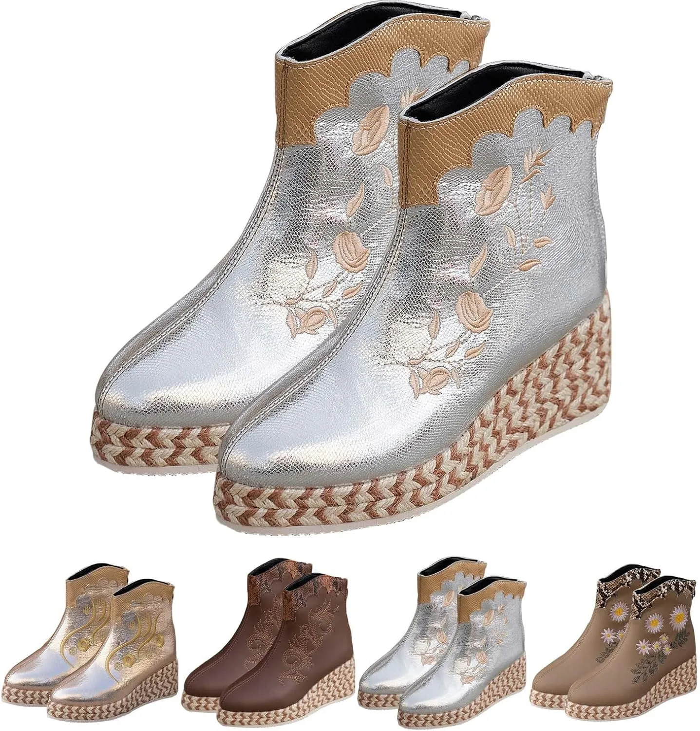 High Heel Ankle Boots for Women Black Boots Women Womens Lace Up Boots Women's Winter Boot Womens Leather Ankle Boots Low Heel Ankle Booties Wedge Heel