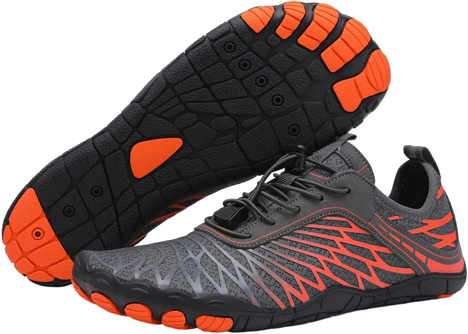 Hike Barefoot Shoes for Women Men Wide Toe Box Athletic Waterproof Trail Running & Non-Slip Barefoot Footwear