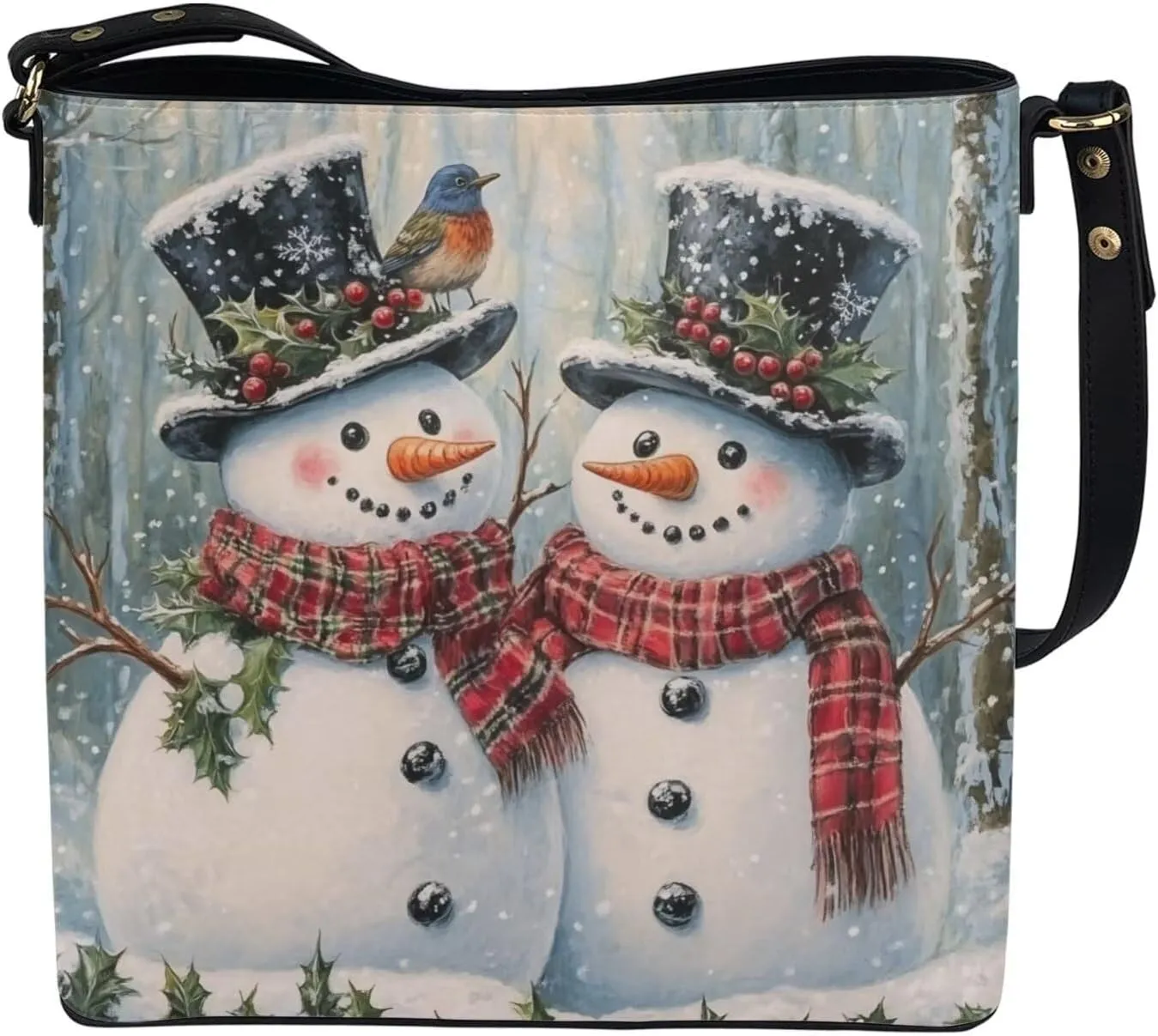 HUGS IDEA Cute Hobo Bags for Womens Leather Handbags Tote Shoulder Bucket Crossbody Purse