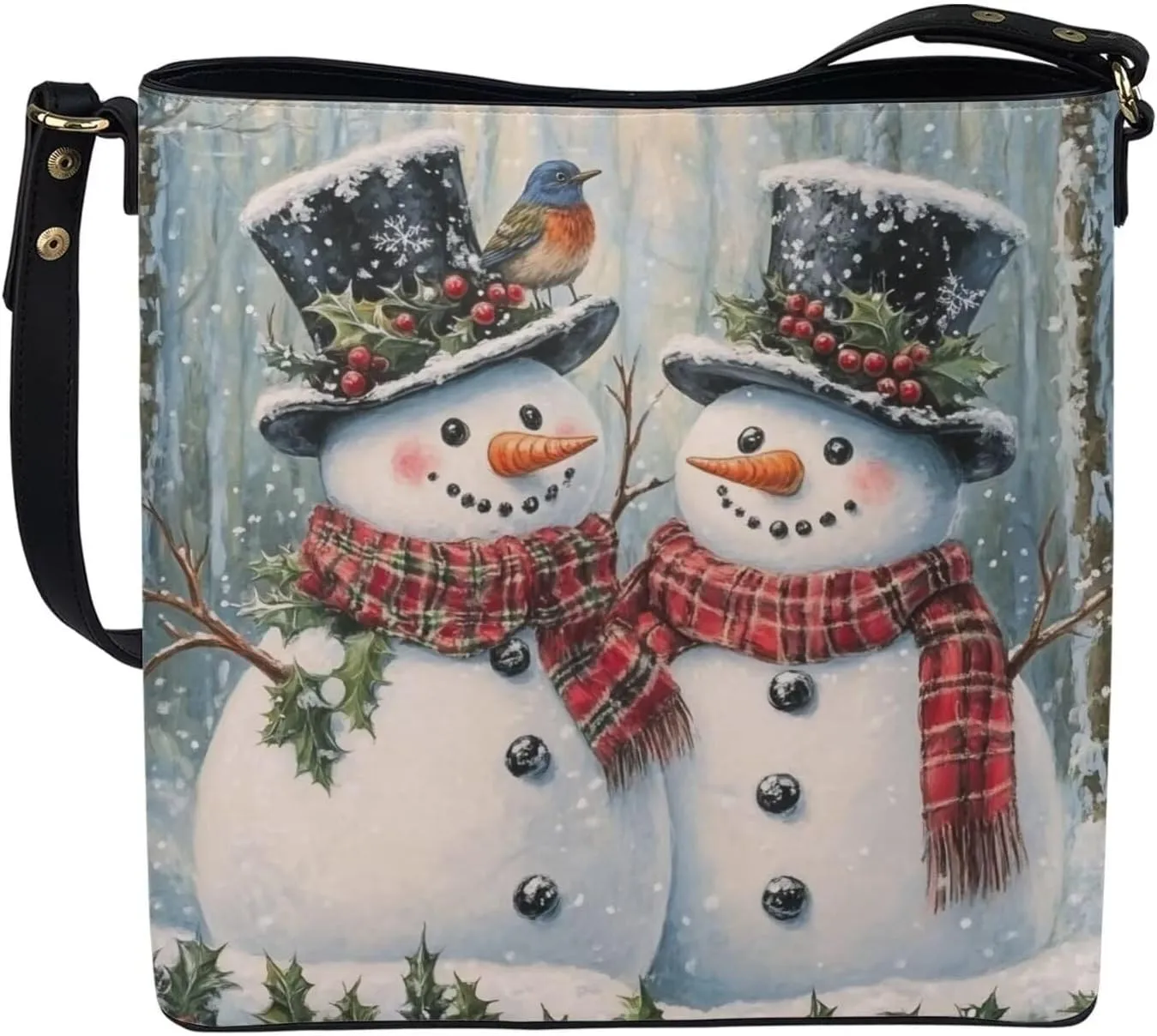 HUGS IDEA Cute Hobo Bags for Womens Leather Handbags Tote Shoulder Bucket Crossbody Purse