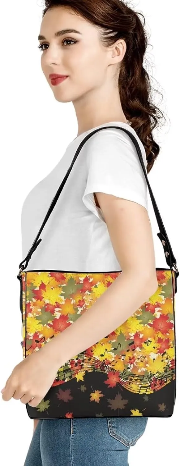 HUGS IDEA Cute Shoulder Bag Hobo Handbag for Women Purse Leather Top Handle Bags