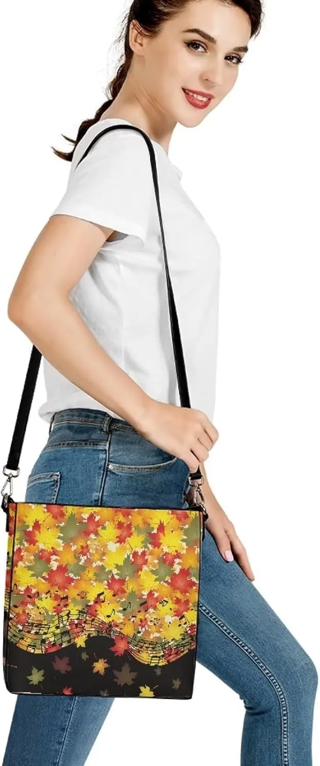 HUGS IDEA Cute Shoulder Bag Hobo Handbag for Women Purse Leather Top Handle Bags