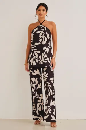 ILAH Pants Black Botanica