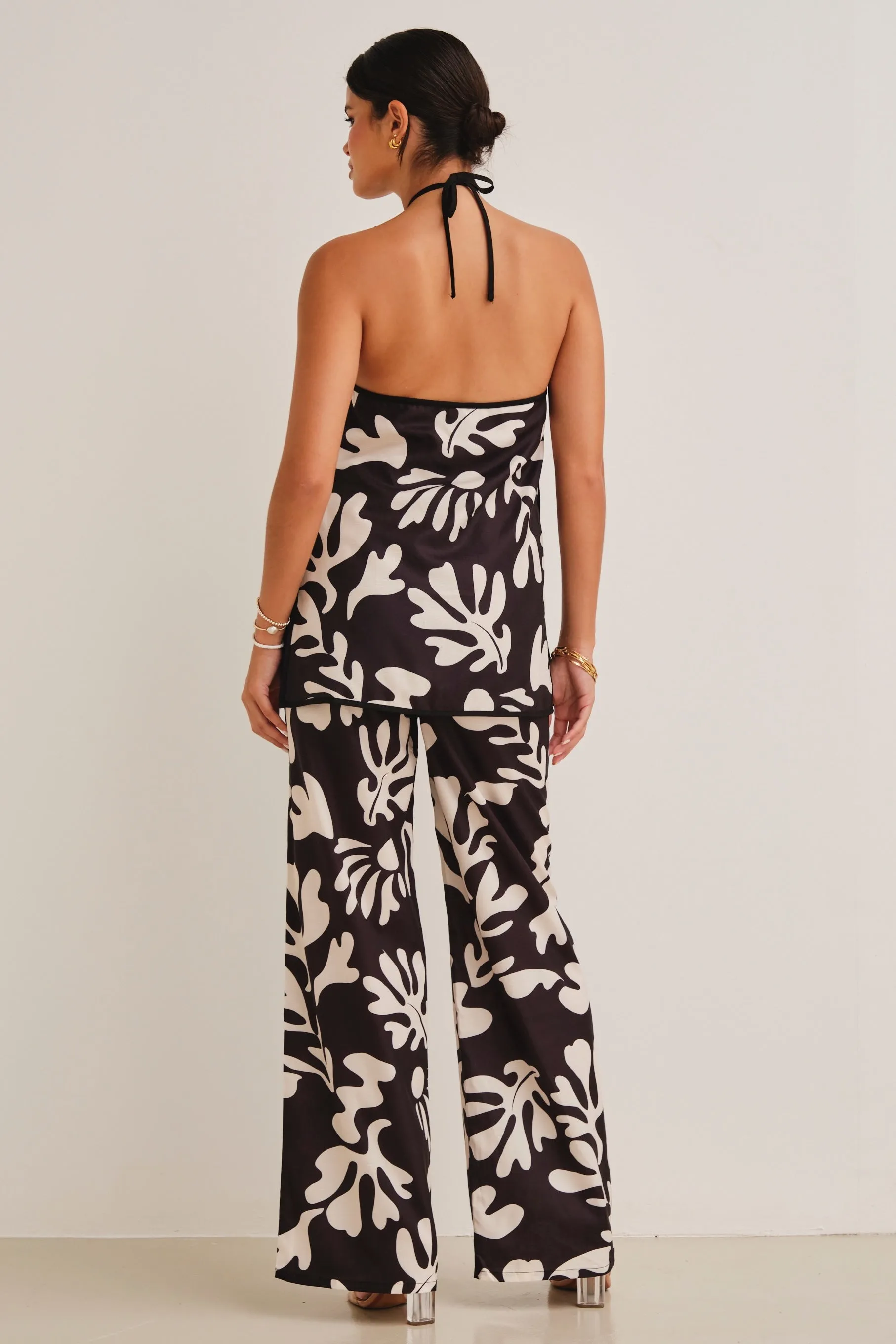 ILAH Pants Black Botanica