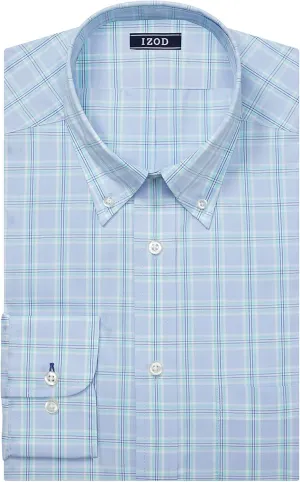 Izod Men's BIG FIT Dress Shirts Stretch Solid (Big and Tall)