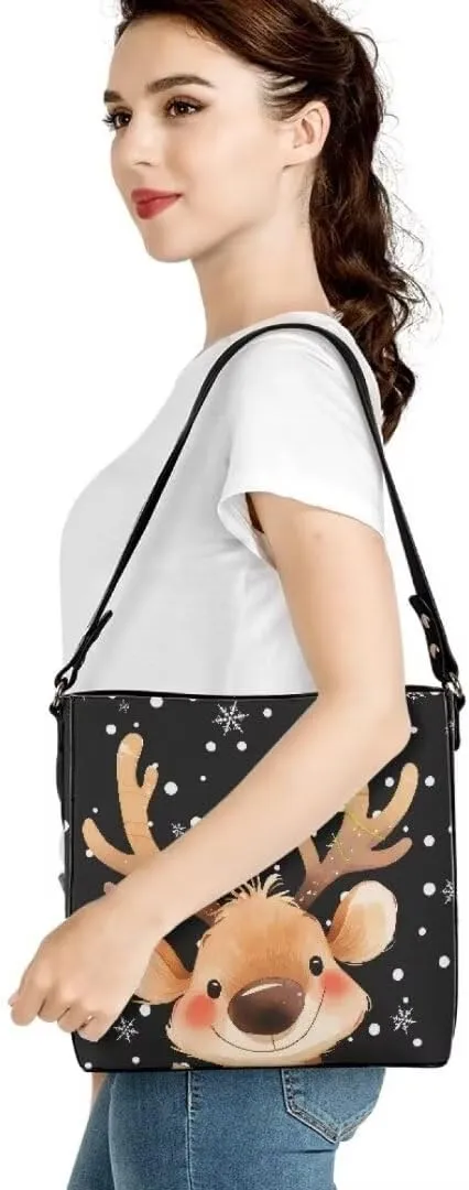 Leather Bucket Bags for Women Trendy Large Tote Bag Hobo Bags Lady Purses and Handbags Travel Cross Body Bag Purses